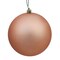 Vickerman 10 in. Rose Gold Matte Ball Christmas Ornament